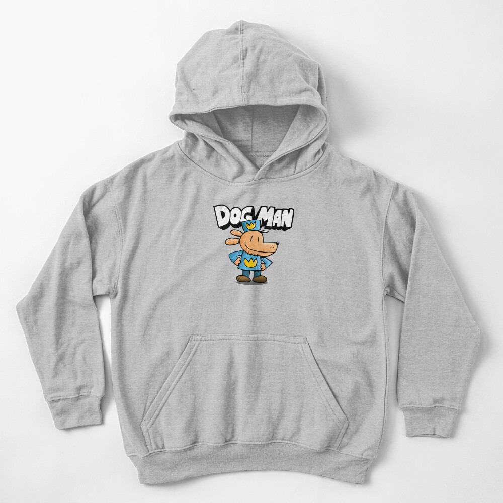 Dogman Cartoon Kids Dog Man Kids Hoodie