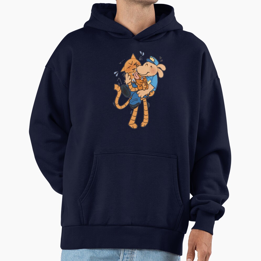 Dogman Petey The Cat X Dog Man Hoodie - Image 5