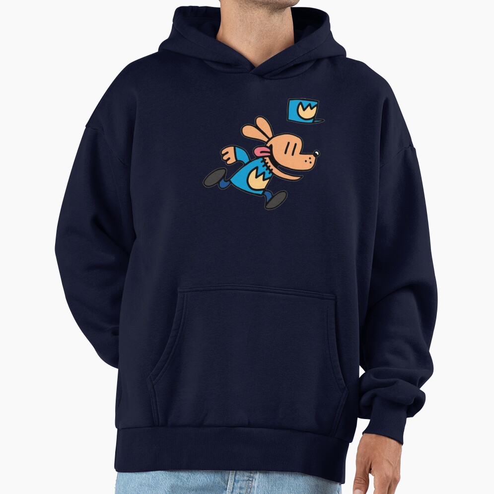 Dogman Cartoon Dog Man Running Hoodie - Image 5