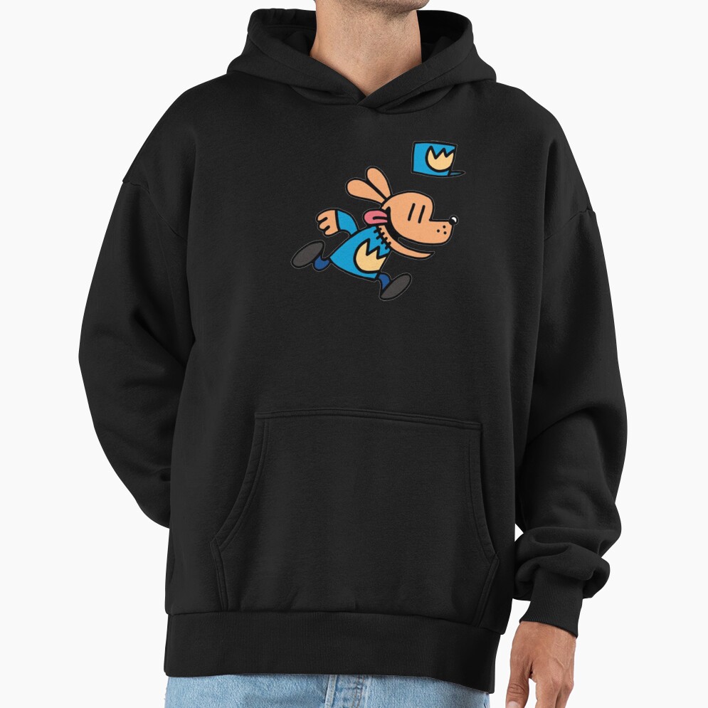 Dogman Cartoon Dog Man Running Hoodie - Image 2
