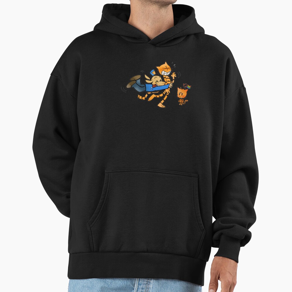 Dog Man Dogman And Petey And Li L Petey Rainbow Hoodie - Image 2