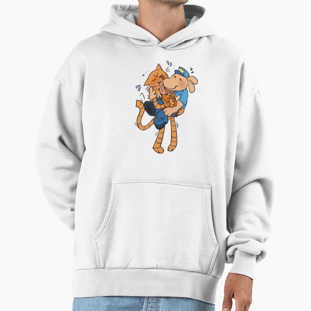 Dogman Petey The Cat X Dog Man Hoodie