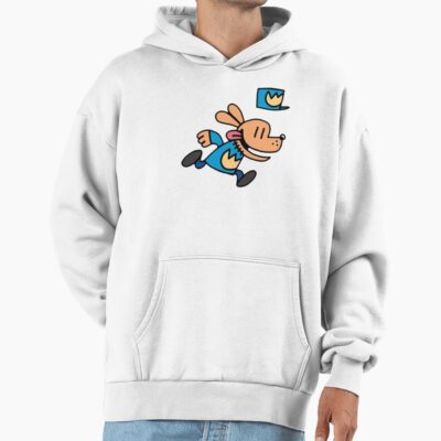 Dogman Cartoon Dog Man Running Hoodie