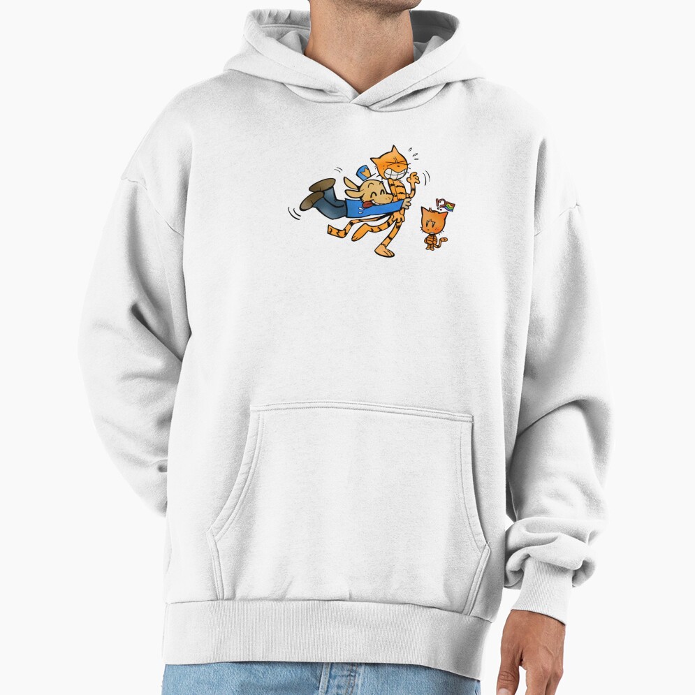 Dog Man Dogman And Petey And Li L Petey Rainbow Hoodie