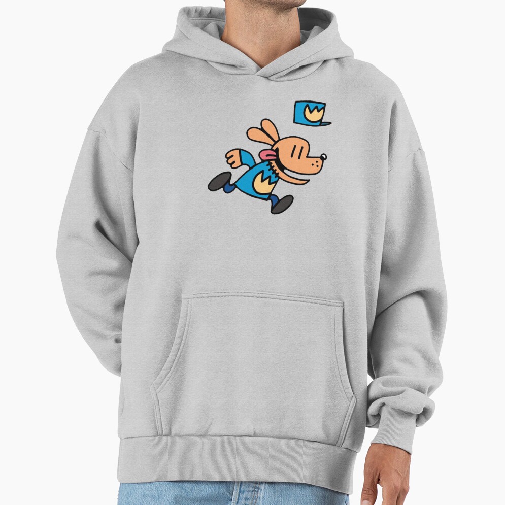 Dogman Cartoon Dog Man Running Hoodie - Image 4