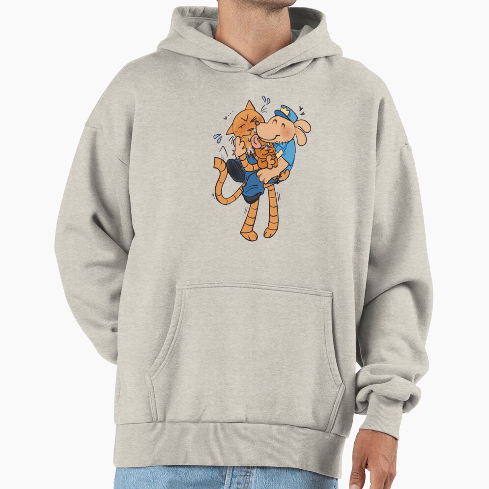 Dogman Petey The Cat X Dog Man Hoodie - Image 3