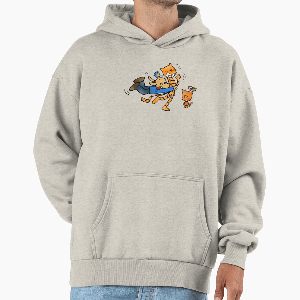 Dog Man Dogman And Petey And Li L Petey Rainbow Hoodie - Image 3