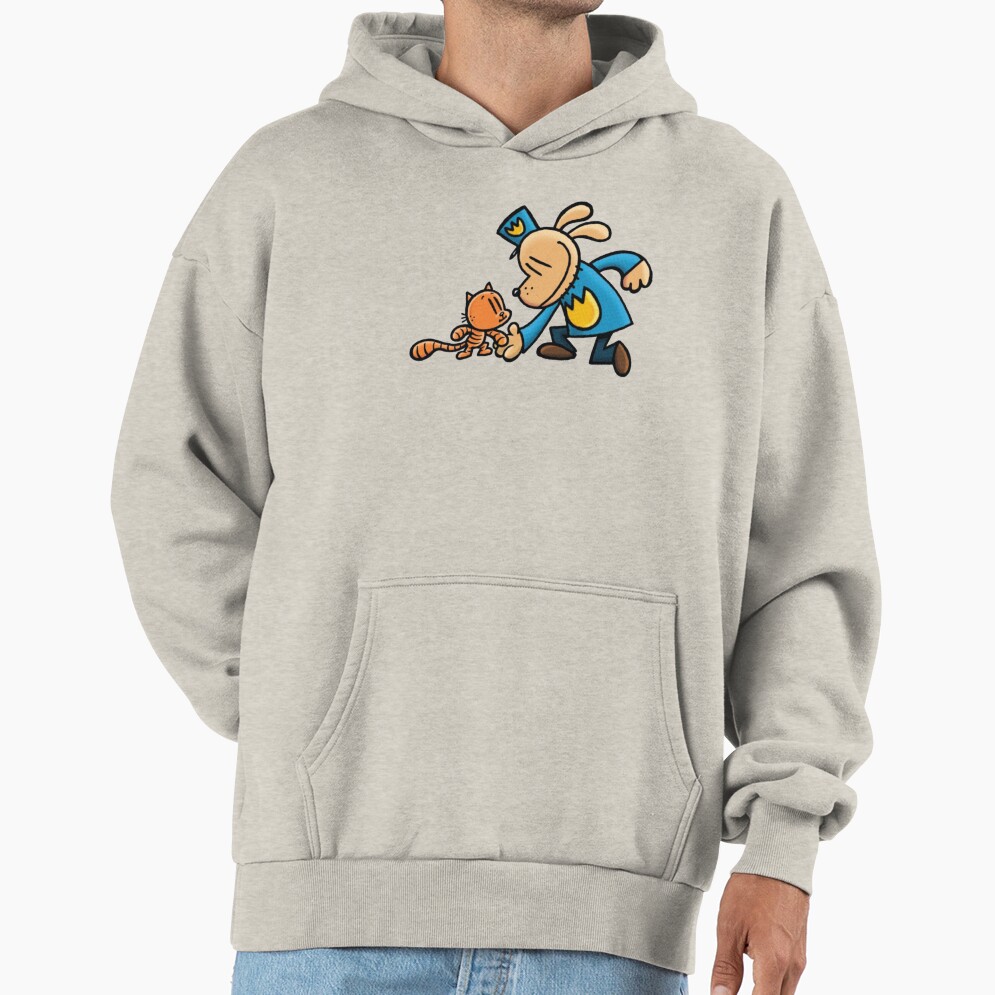 Dog Man Dogman And Li L Petey Hoodie - Image 3