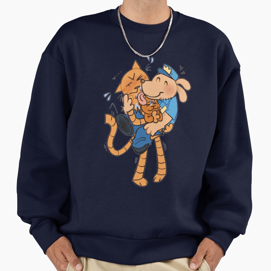 Dogman Petey The Cat X Dog Man Sweatshirt - Image 5