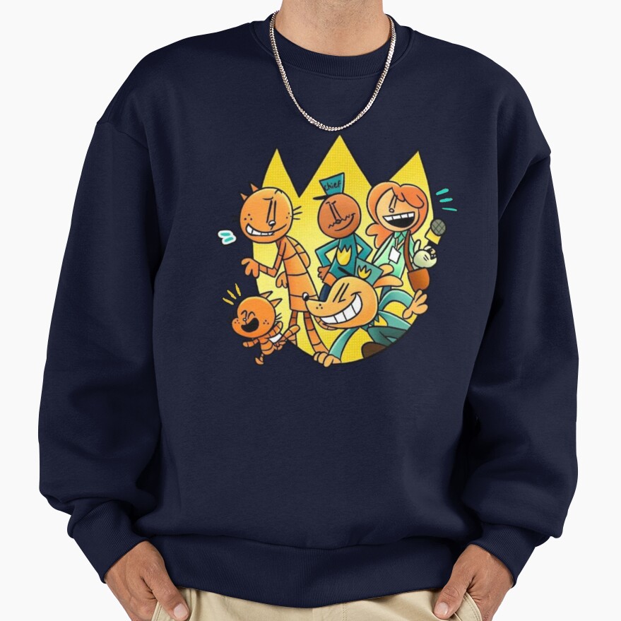 Dog Man Petey The Cat And Dogman Sweatshirt - Image 5