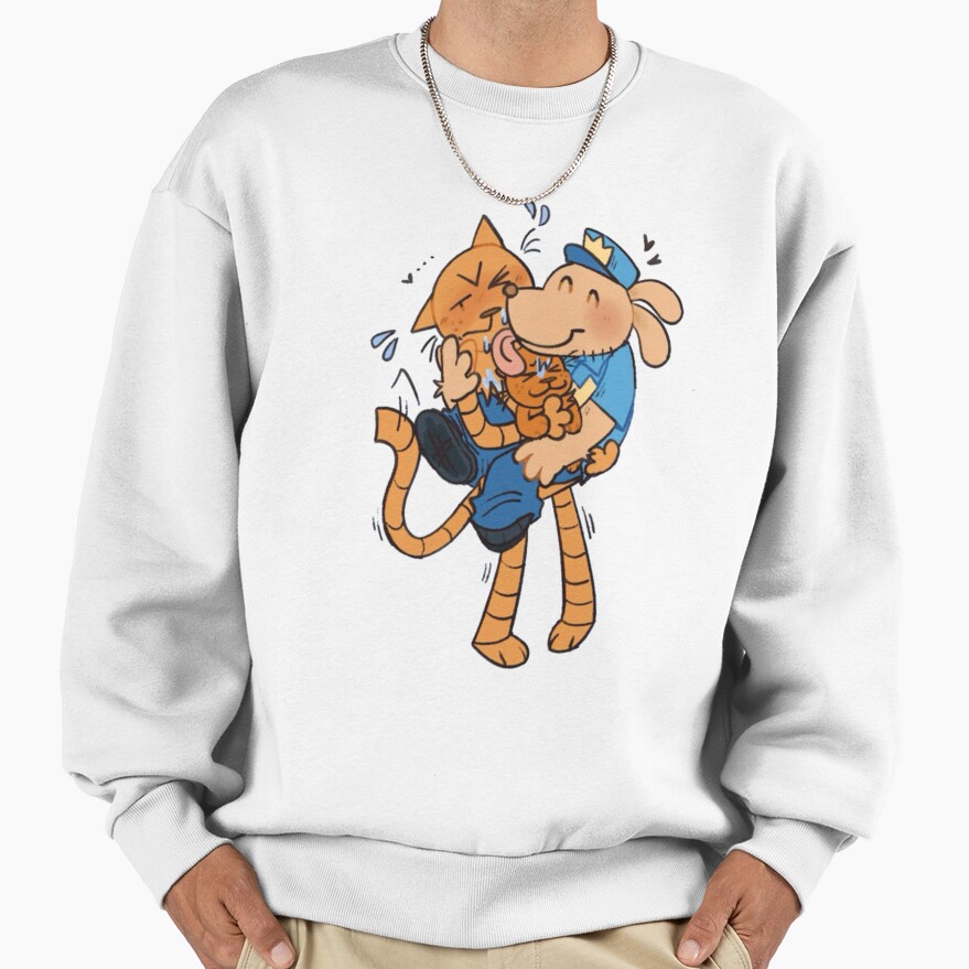 Dogman Petey The Cat X Dog Man Sweatshirt