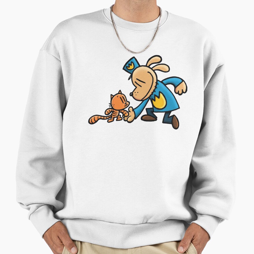 Dog Man Dogman And Li L Petey Sweatshirt