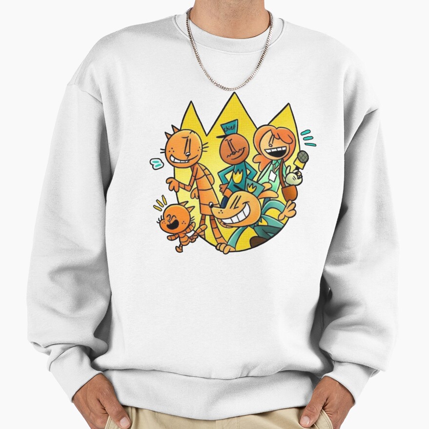 Dog Man Petey The Cat And Dogman Sweatshirt