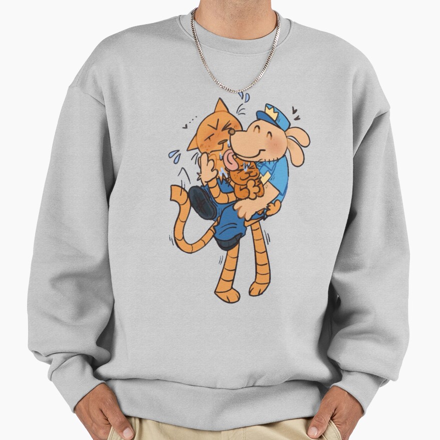Dogman Petey The Cat X Dog Man Sweatshirt - Image 4