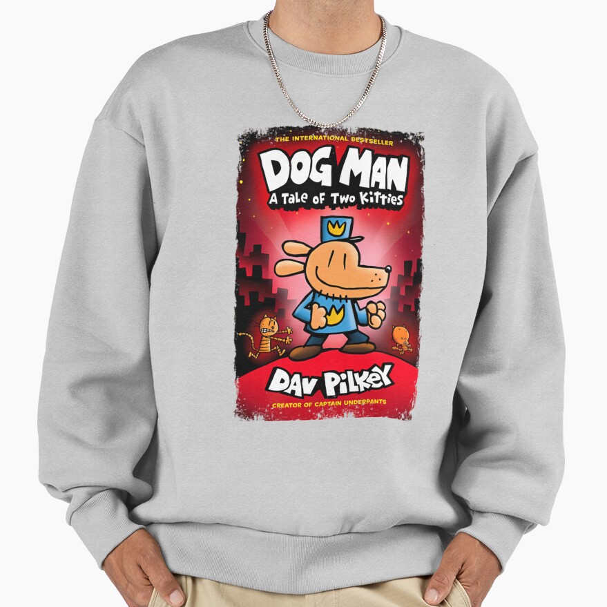 Dogman A Table Of Two Kitties Dav Pikey Sweatshirt - Image 4