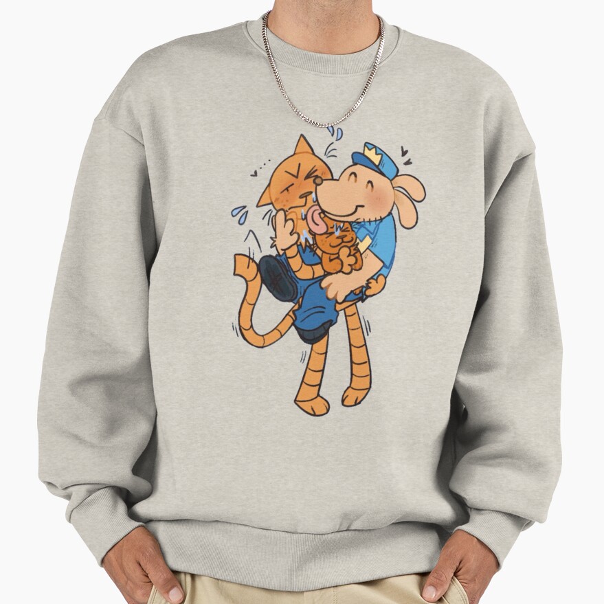 Dogman Petey The Cat X Dog Man Sweatshirt - Image 3