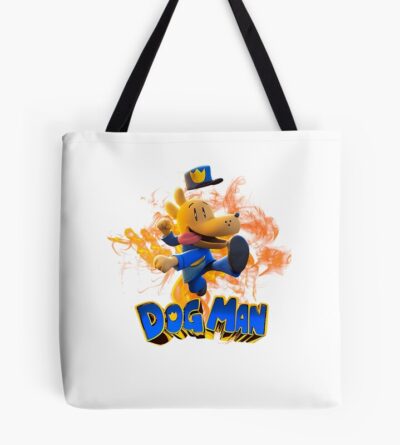 Kid Cartoon Dogman Jump Tote Bag