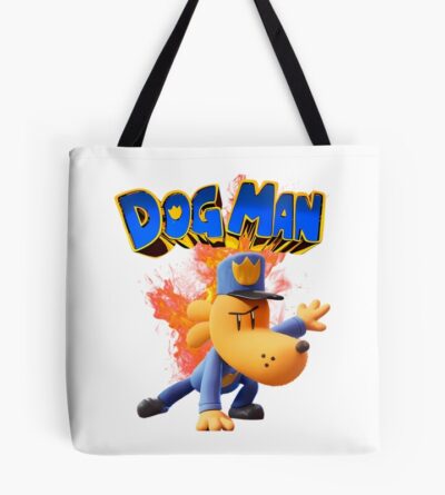 Dogman Cartoon Colorful Tote Bag