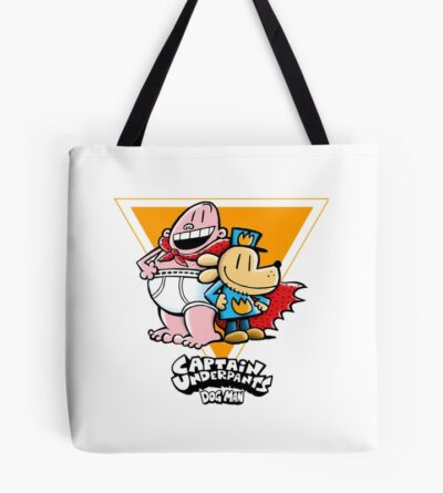 Dogman Cartoon Kids Dog Man Captain Underpants Tote Bag