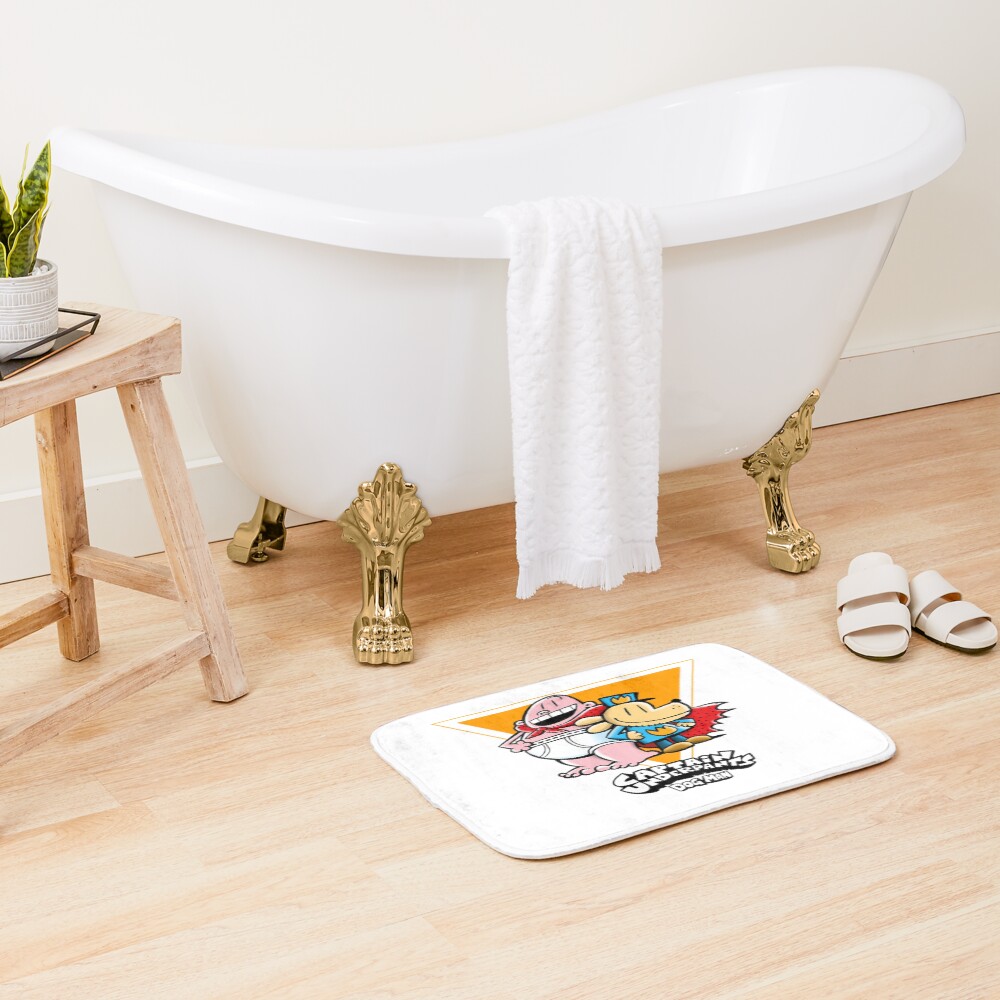 Dogman Cartoon Kids Dog Man Captain Underpants Bath Mat - Image 2