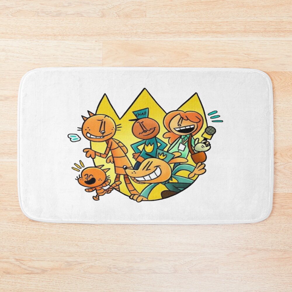Dog Man Petey The Cat And Dogman Bath Mat