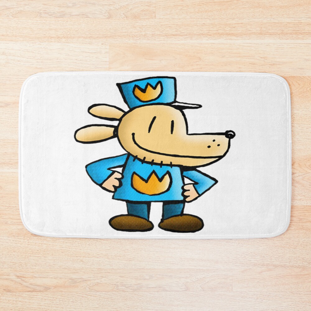 Dogman Cartoon Kids Classic Bath Mat