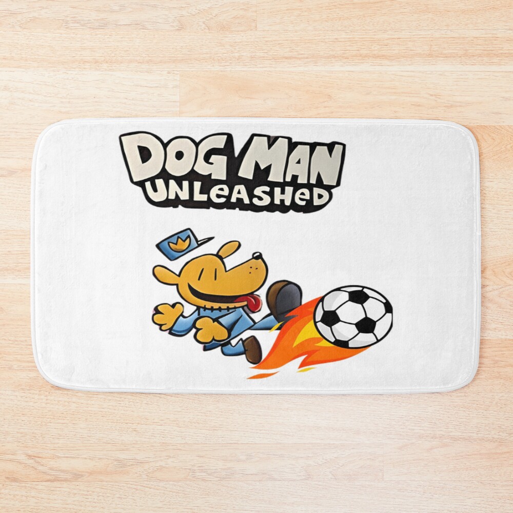 Dogman Unleashed Play Football Bath Mat