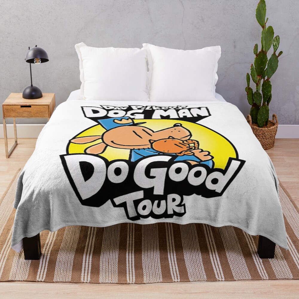 Dog And Cat Do Good Tour Throw Blanket