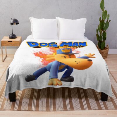 Dogman So Cool Throw Blanket