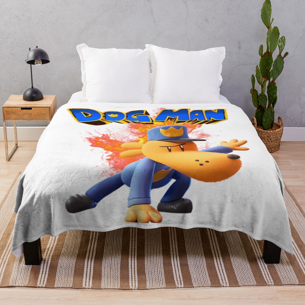 Dogman So Cool Throw Blanket
