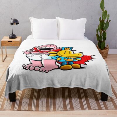 Dogman Superhero Throw Blanket