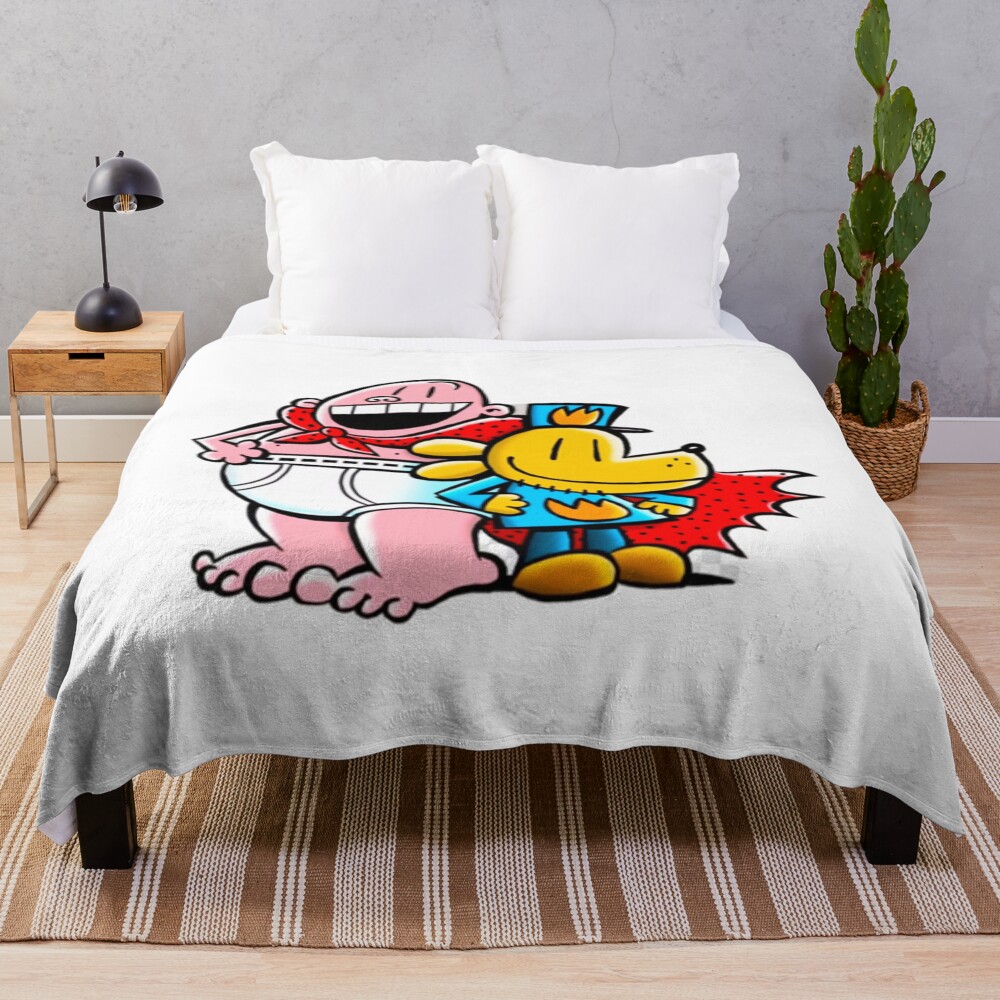 Dogman Superhero Throw Blanket