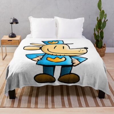 Dogman Cartoon Kids Classic Throw Blanket
