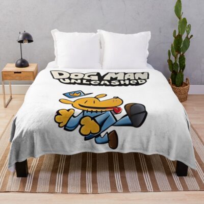 Dogman Unleashed Throw Blanket
