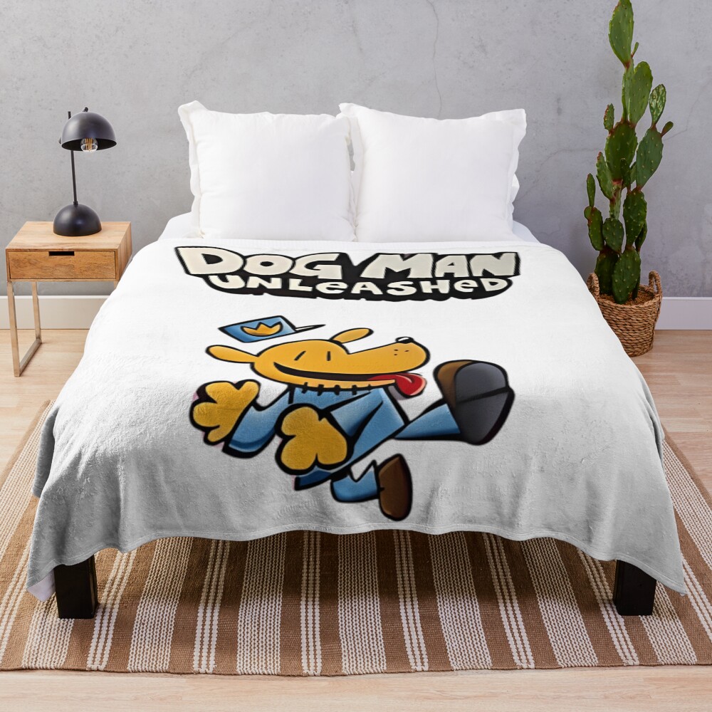 Dogman Unleashed Throw Blanket