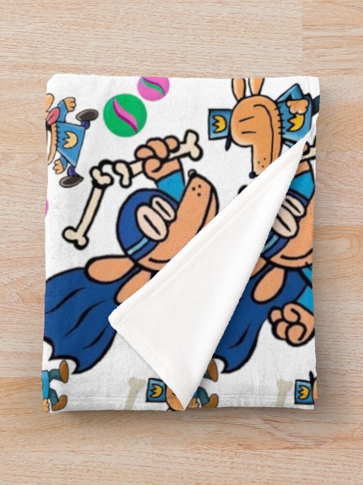 Dogman Colorful Throw Blanket - Image 2