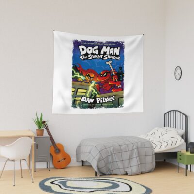 Dog Man The Scarelet Shedder Tapestry